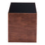 Mesa de Centro para Consultorio - ZUO AVEIRO - Varios Colores - Cubierta de Vidrio Templado Entintado y Estructura de Acero con Recubrimiento en Polvo - 109841 - Zuo - NOGAL BEAT - Mesa Comercial Interior