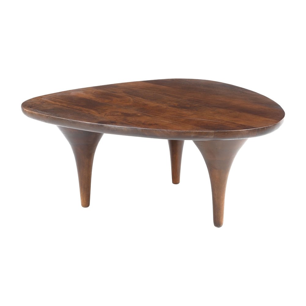 Mesa de Centro para Habitación de Hotel - ZUO SPIKER - Nogal - Estructura y Cubierta en Madera de Mango - 110803 - Zuo - NOGAL BEAT - Mesa Comercial Interior