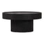 Mesa de Centro para Lobby de Hotel - ZUO WATSON - Negro - Cubierta de Madera de Mango Pintada y Estructura de Madera de Mango - 109084 - Zuo - NOGAL BEAT - Mesa Comercial Interior