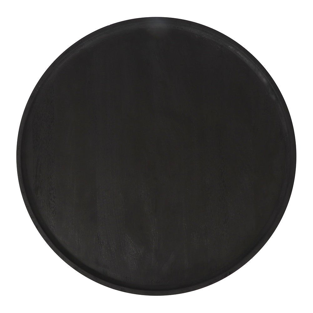 Mesa de Centro para Lobby de Hotel - ZUO WATSON - Negro - Cubierta de Madera de Mango Pintada y Estructura de Madera de Mango - 109084 - Zuo - NOGAL BEAT - Mesa Comercial Interior