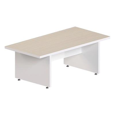 Mesa de Centro para Sala de Espera - GEBESA KENZA - Frente 120 cm - Fondo 60 cm - Estructura de Aglomerado - GBK505120 - GEBESA - NOGAL BEAT - Mesa Comercial Interior