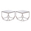 Mesa de Centro para Sala de Espera - ZUO ARZON - Bronce - Cubierta de MDF y Estructura de Acero Pintado - 109835 - Zuo - NOGAL BEAT - Mesa Comercial Interior