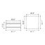 Mesa de Centro para Sala de Espera - ZUO NAZAIRE - Negro - Cubierta de Madera de Abeto Pintada y Estructura de Acero Pintado - 109838 - Zuo - NOGAL BEAT - Mesa Comercial Interior