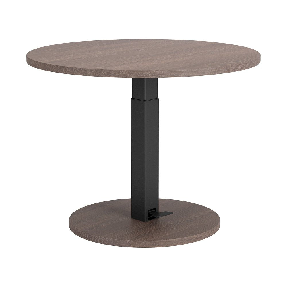 Mesa de Comedor para Bistró - ZUO HAWLEY - Varios Colores - Cubierta de Chapa de Madera Madera de Ingeniería y Estructura de Acero con Recubrimiento en Polvo - 111132 - Zuo - NOGAL BEAT - Mesa Comercial Interior