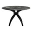 Mesa de Comedor para Bistró - ZUO SUMAY - Negro - Cubierta de Piedra HPL Símil Mármol y Estructura de Acero - 110086 - Zuo - NOGAL BEAT - Mesa Comercial Interior