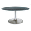 Mesa de Comedor para Cafetería - ZUO METROPOLIS - Varios Colores - Cubierta de Mármol Natural y Estructura de Hierro - 109451 - Zuo - NOGAL BEAT - Mesa Comercial Interior