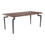 Mesa de Comedor para Desayunador - ZUO KANI - Nogal - Cubierta de MDF Símil Madera y Estructura de Acero con Recubrimiento en Polvo - 110360 - Zuo - NOGAL BEAT - Mesa Comercial Interior