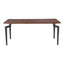 Mesa de Comedor para Desayunador - ZUO KANI - Nogal - Cubierta de MDF Símil Madera y Estructura de Acero con Recubrimiento en Polvo - 110360 - Zuo - NOGAL BEAT - Mesa Comercial Interior