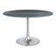Mesa de Comedor para Food Court - ZUO METROPOLIS - Varios Colores - Cubierta de Mármol Natural y Estructura de Hierro - 109445 - Zuo - NOGAL BEAT - Mesa Comercial Interior