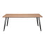 Mesa de Comedor para Hotel - ZUO PERPIGNAN - Café - Cubierta de MDF Símil Madera y Estructura de Acero Pintado - 101888 - Zuo - NOGAL BEAT - Mesa Comercial Interior