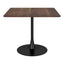 Mesa de Comedor para Salón de Eventos - ZUO MOLLY - Café - Cubierta de MDF Símil Madera y Estructura de Acero con Recubrimiento en Polvo - 101818 - Zuo - NOGAL BEAT - Mesa Comercial Interior