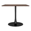 Mesa de Comedor para Salón de Eventos - ZUO MOLLY - Café - Cubierta de MDF Símil Madera y Estructura de Acero con Recubrimiento en Polvo - 101818 - Zuo - NOGAL BEAT - Mesa Comercial Interior