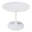 Mesa de Comedor para Salón de Eventos - ZUO OPUS - Blanco - Cubierta de MDF Pintado y Estructura de Acero con Recubrimiento en Polvo - 101566 - Zuo - NOGAL BEAT - Mesa Comercial Interior