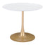 Mesa de Comedor para Salón de Eventos - ZUO OPUS - Varios Colores - Cubierta de MDF Pintado y Estructura de Acero con Recubrimiento en Polvo - 101568 - Zuo - NOGAL BEAT - Mesa Comercial Interior