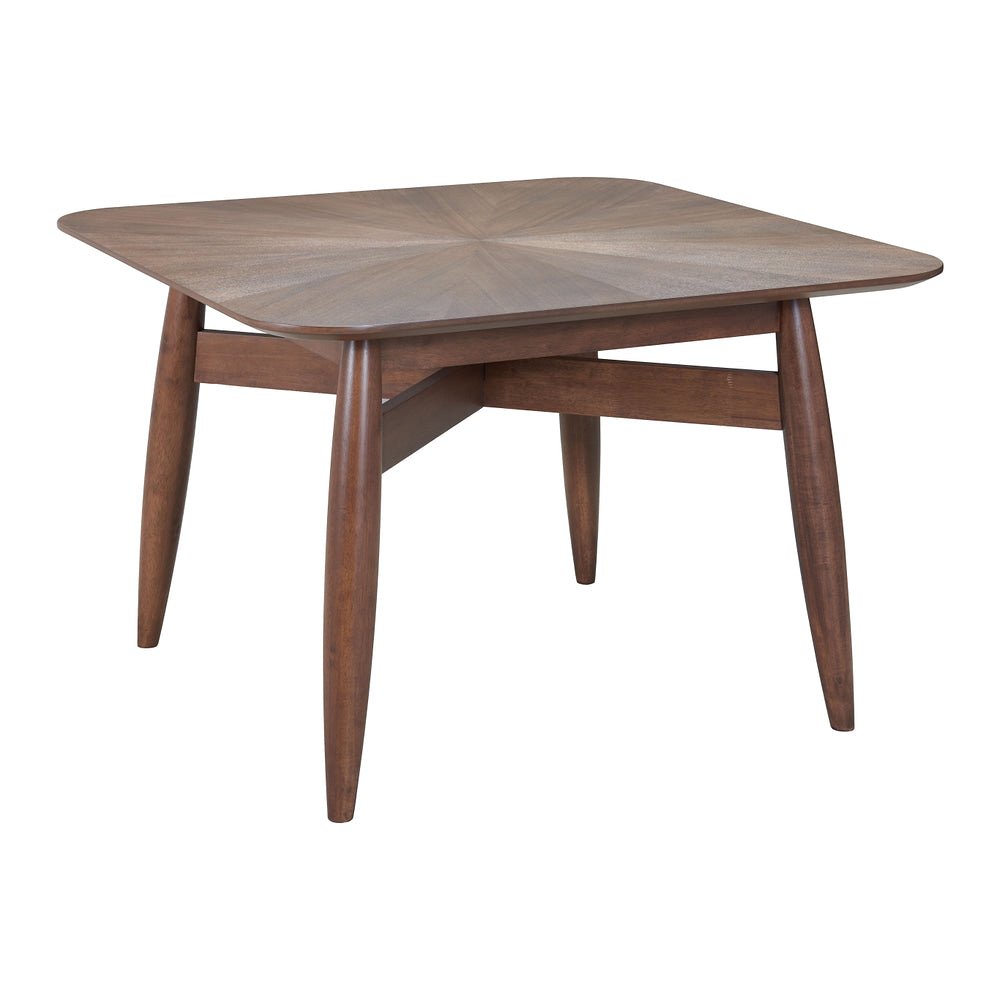 Mesa de Comedor para Salón de Eventos - ZUO SILEA SQUARE - Espresso - Estructura y Cubierta en Madera de Hule - 110505 - Zuo - NOGAL BEAT - Mesa Comercial Interior