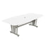 Mesa de juntas Ofik 249 118XL en melamina y acero con capacidad para 8 personas