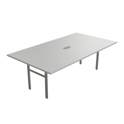 Mesa de juntas Ofik E-Link 909 en melamina y acero para oficina