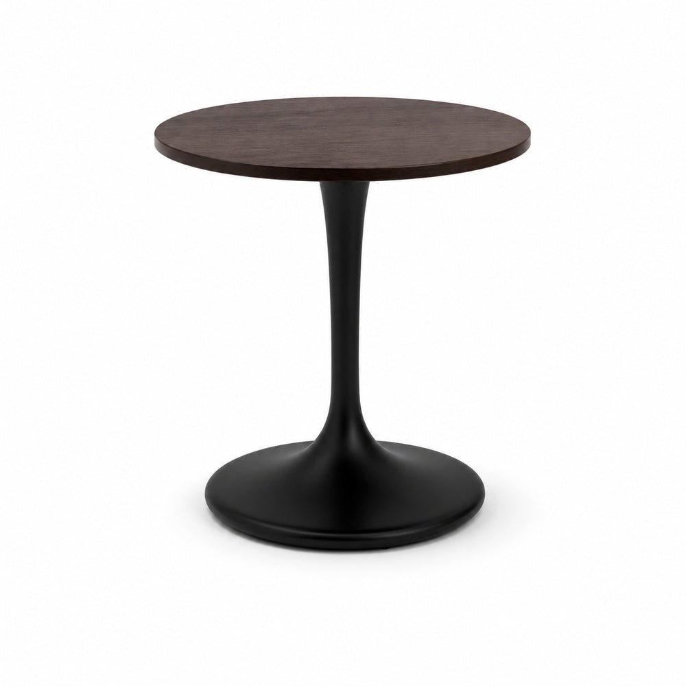 Mesa de Juntas para Oficina Circular Twist - VERSA OFFSET - Blanco/Negro - Cubierta en ABS - VO-700 - VERSA - NOGAL BEAT - Mesa de Juntas