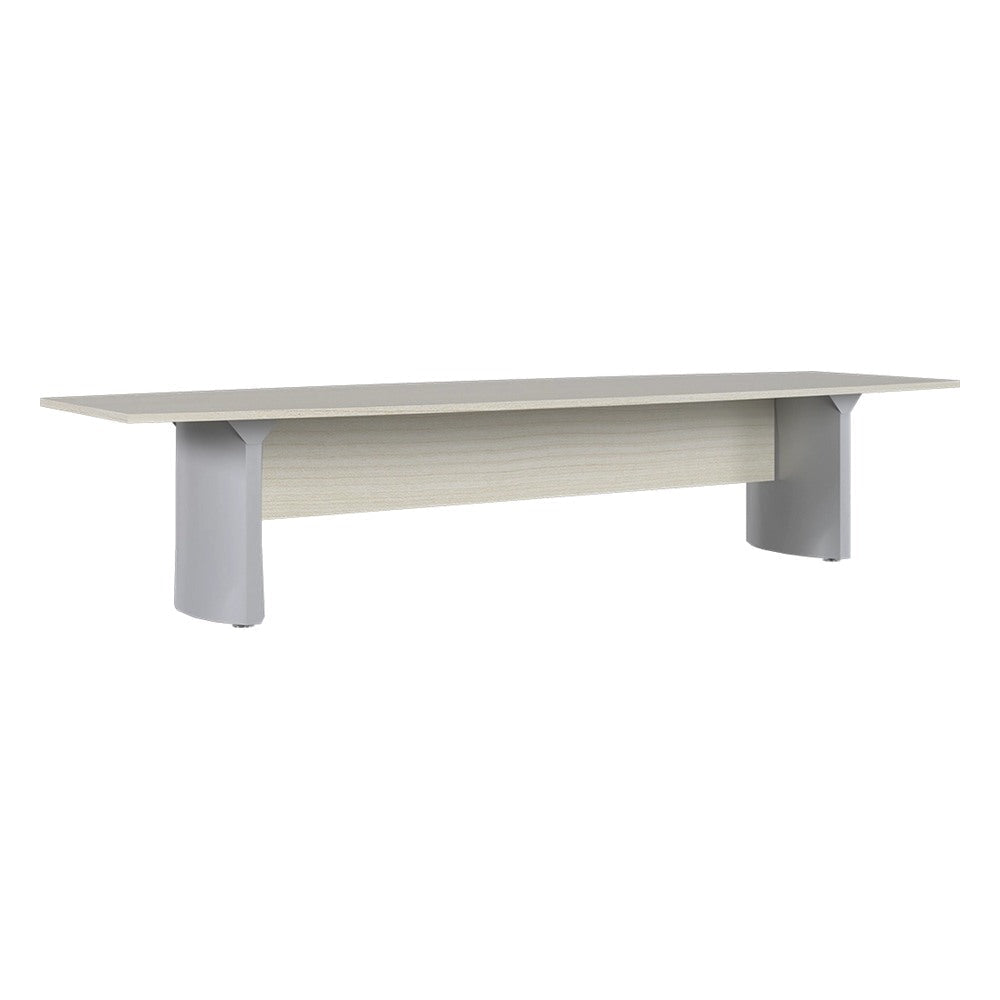 Mesa de Juntas para Sala de Consejo Directivo - GEBESA PRIME - Frente 365 cm - Estructura de Aglomerado - GBR570365 - GEBESA - NOGAL BEAT - Mesa de Juntas