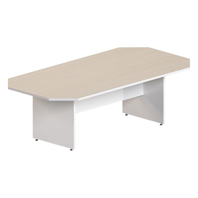 Mesa de Juntas para Sala de Consejo - GEBESA KENZA - Frente 240 cm - Estructura de Aglomerado - GBK570240 - GEBESA - NOGAL BEAT - Mesa de Juntas