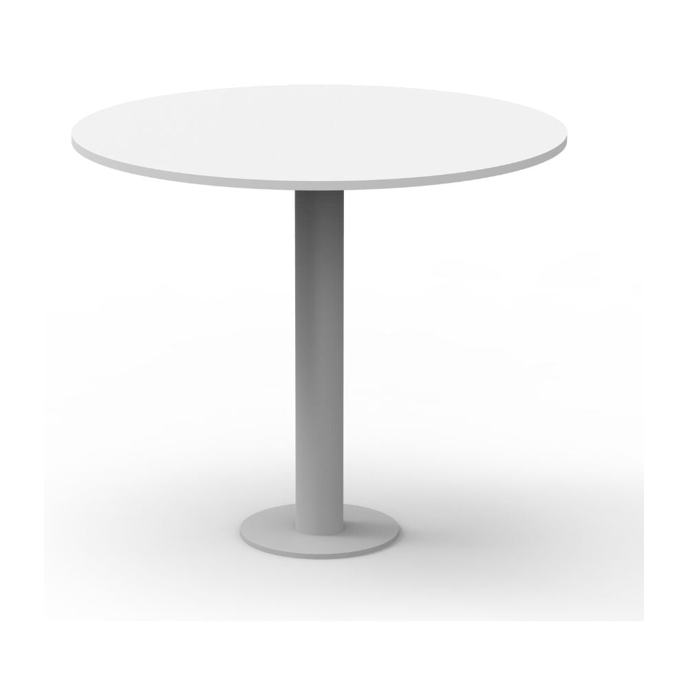 Mesa de trabajo Nogal Beat BTT-MT con estructura de pedestal en lámina de acero y cubierta de melamina o cristal
