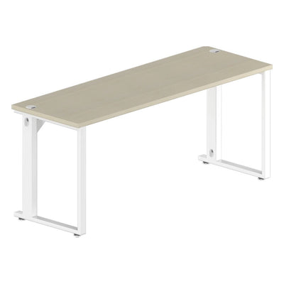 Mesa de Trabajo para Área Administrativa - GEBESA URBAN - Frente 150 cm - Cubierta de Aglomerado y Cuerpo de Acero - GBU512150 - GEBESA - NOGAL BEAT - Mesa Comercial Interior