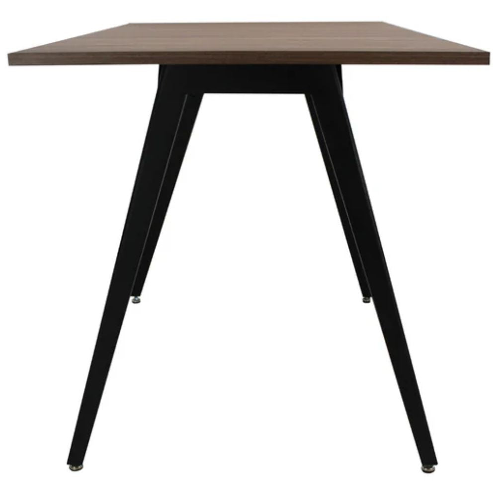 Mesa rectangular para cafetería Kingstrong Frankfurt 120x70 con cubierta de laminado plástico y estructura de madera