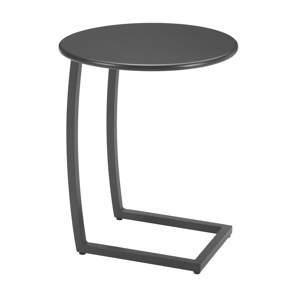 Mesa Lateral de Terraza para Áreas de Estar - ZUO NOGA - Varios Colores - Estructura y Cubierta en Aluminio con Recubrimiento en Polvo - 704065 - Zuo - NOGAL BEAT - Mesa de Terraza
