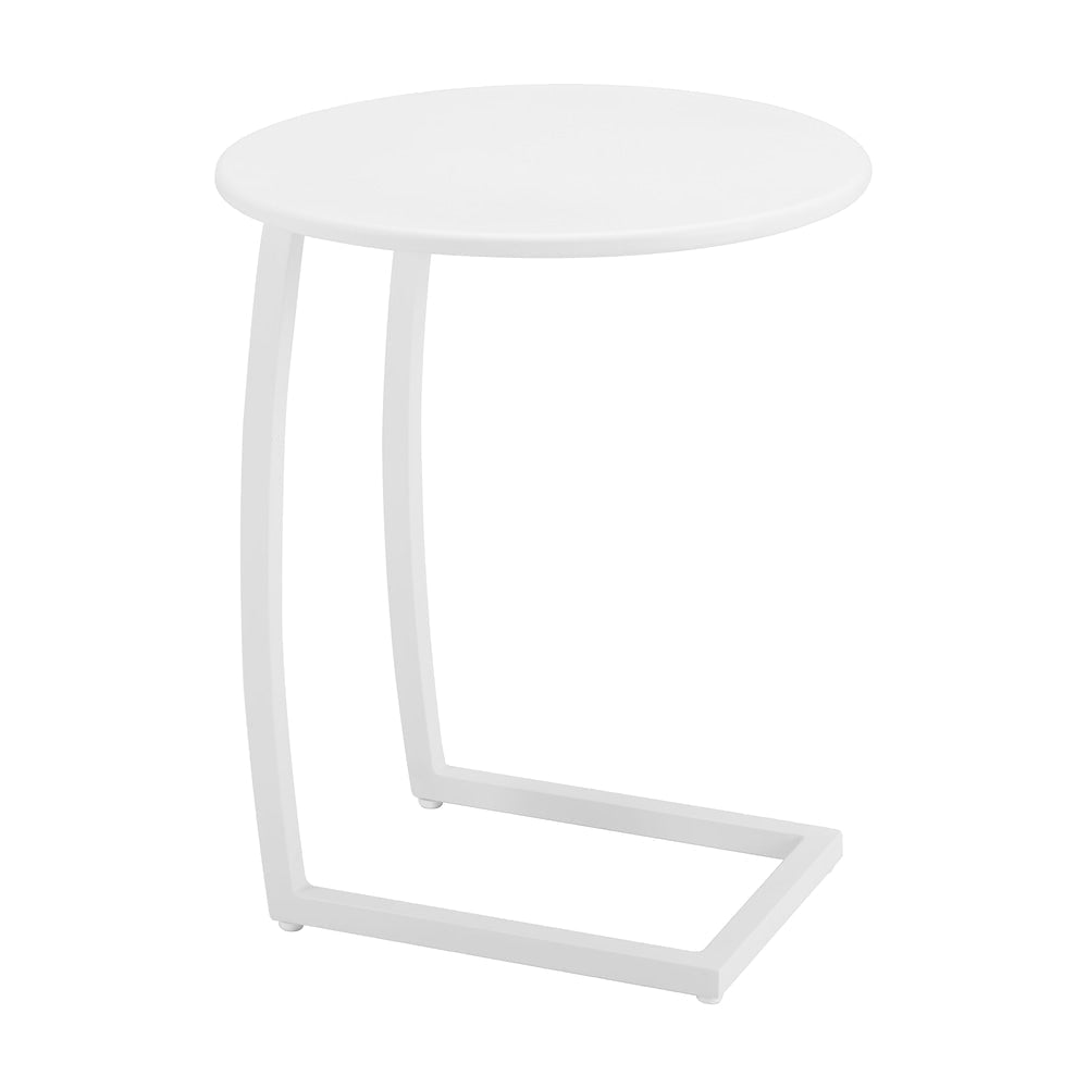 Mesa Lateral de Terraza para Áreas de Estar - ZUO NOGA - Varios Colores - Estructura y Cubierta en Aluminio con Recubrimiento en Polvo - 704064 - Zuo - NOGAL BEAT - Mesa de Terraza