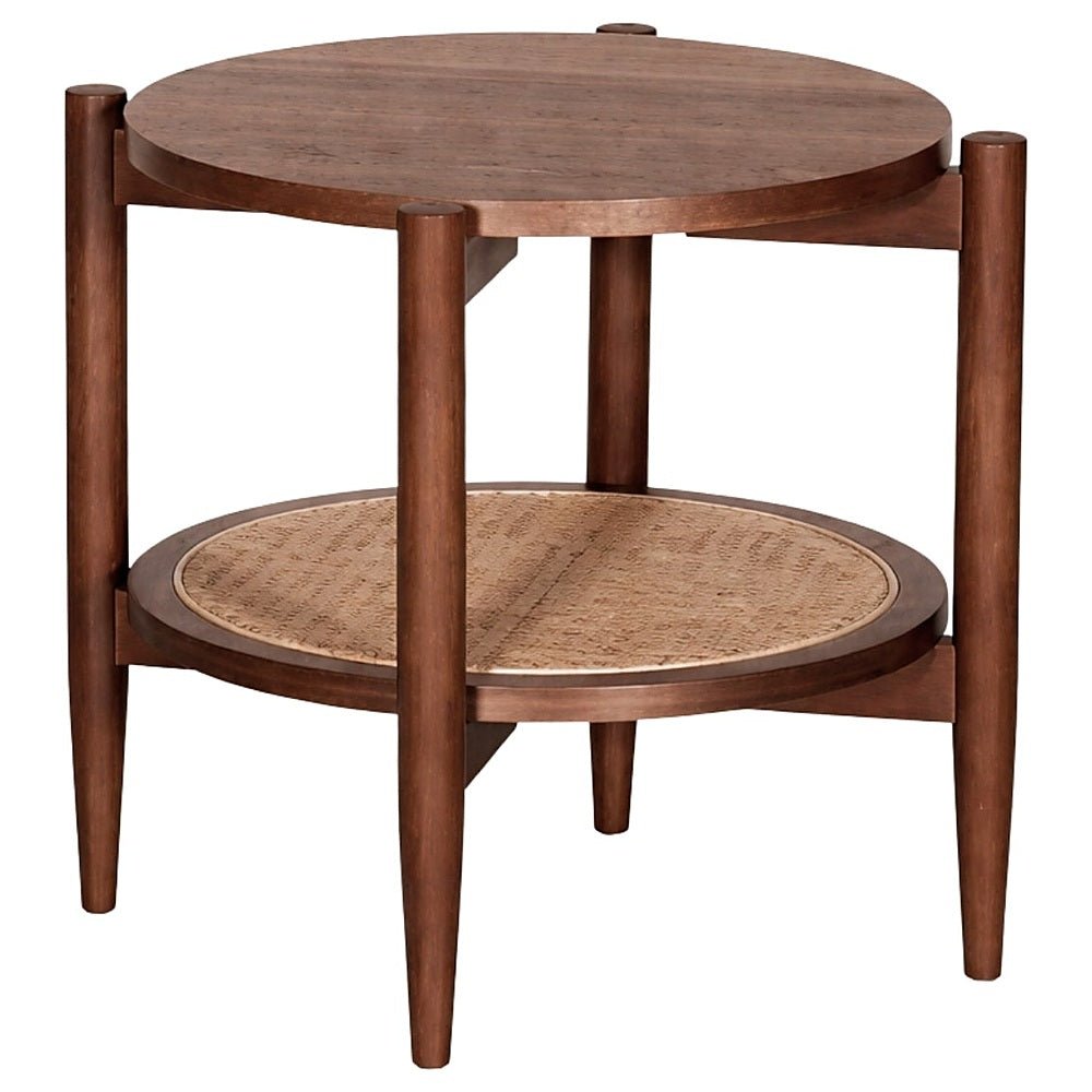 Mesa Lateral para Recepción y Lounge - KINGSTRONG 50 KANGAR 5022 MESA0904931 - Varios Colores - Madera Maciza - MESA0904931 - Mundo In - NOGAL BEAT - Mesa Comercial Interior