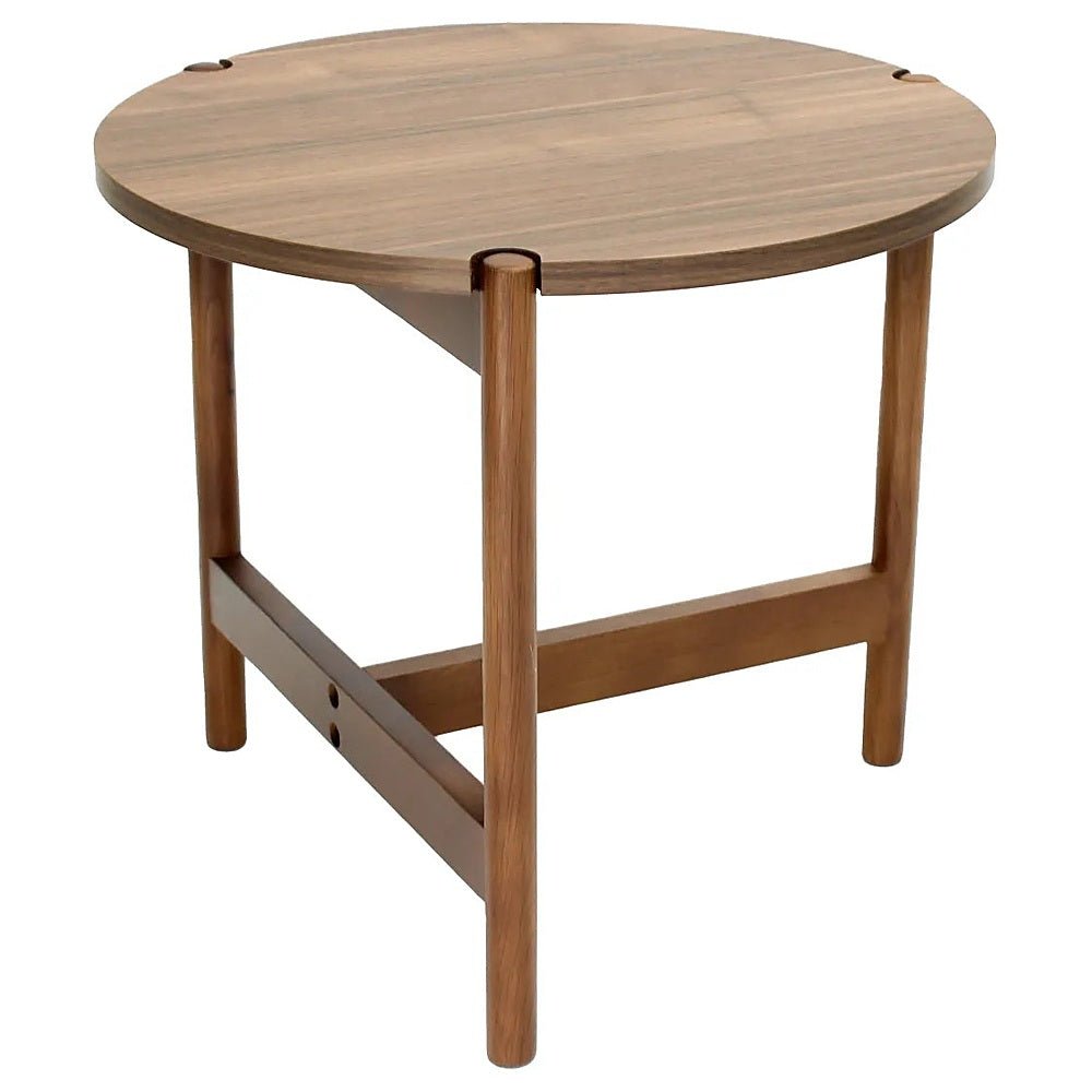Mesa Lateral para Recepción y Lounge - KINGSTRONG CIRCULAR 50 1928S PALU MESA0904680 - Varios Colores - Melamina - MESA0904680 - Mundo In - NOGAL BEAT - Mesa Comercial Interior