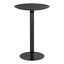 Mesa Mostrador para Barra de Hotel - ZUO DERRY - Negro - Cubierta de MDF Símil Madera y Estructura de Acero con Recubrimiento en Polvo - 110165 - Zuo - NOGAL BEAT - Mesa Comercial Interior