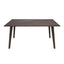 Mesa rectangular Nogal Beat Tulum en acabado nogal o roble para comedor