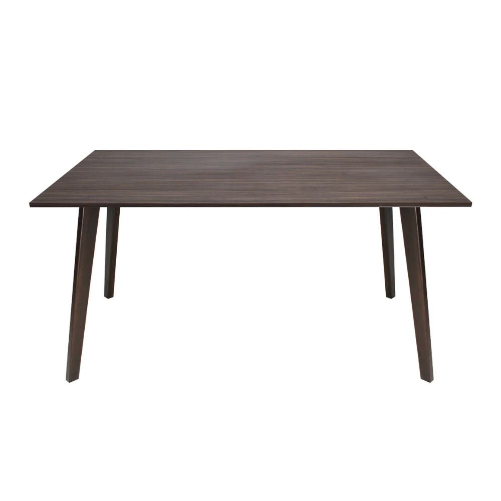 Mesa rectangular Nogal Beat Tulum en acabado nogal o roble para comedor