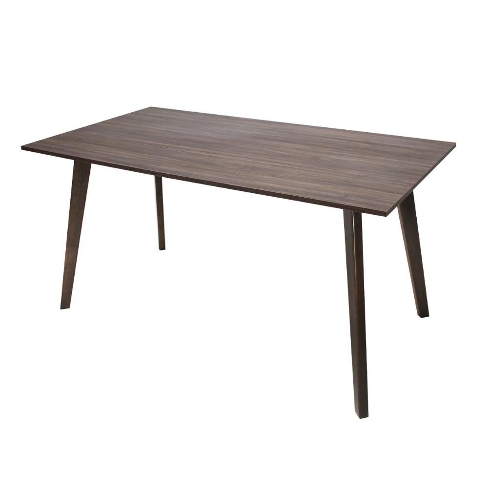 Mesa rectangular Nogal Beat Tulum en acabado nogal o roble para comedor
