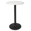 Mesa redonda OFFIHO HERON OHM-7168B-LT con pedestal de acero y cubierta de polipropileno