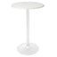 Mesa redonda OFFIHO HERON OHM-7168B-LT con pedestal de acero y cubierta de polipropileno