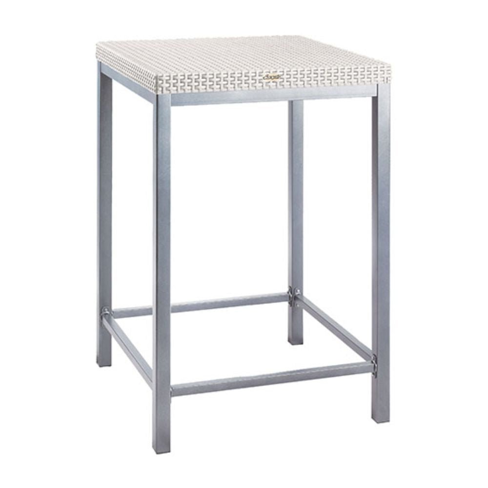 Mesa OFFIHO RUSS OHM-7022-B2 con estructura tubular de aluminio y cubierta de polipropileno imitación rattán