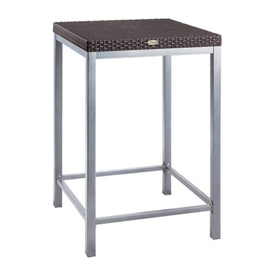 MESA OFFIHO RUSS OHM - 7022 - B2 | Mesa Ocasional para Terraza Sala de Estar | 106 cm | Estructura Tubular Aluminio | Copolímero de Polipropileno | Exterior Techado Exterior Techado - OHM - 7022 - B2 - NOGAL BEAT - NOGAL BEAT - Mesas