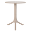 Mesa redonda OFFIHO SEATTLE OHM-7101 de polipropileno para restaurante, disponible en varios colores