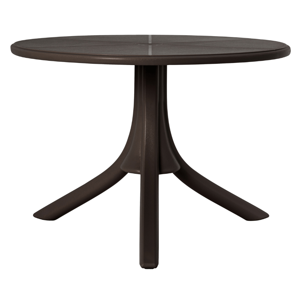 Mesa redonda OFFIHO SEATTLE OHM-7101 de polipropileno para restaurante, disponible en varios colores
