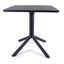 Mesa Ocasional para Cafetería Terraza | Base 4 Puntas | Varios Colores | Resistente a Rayos UV | Interior Cafeteria Restaurante Mesa Desayunador Zona de Comida Hotel MESA OFFIHO VENICE OHM-7155