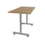 MESA OFIK 728 | Mesa de Trabajo 644 | Multiusos | Tubular Acero | Melamina | Cantos Protegidos | Regatón Nivelador | Interior - 728 - OFIK - NOGAL BEAT - Mesas