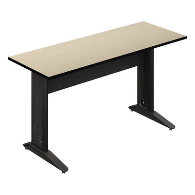 Mesa Operativa para Oficina - GEBESA CYBER - Frente 180 cm - Estructura Metálica - GAK515180MM3M28 - GEBESA - NOGAL BEAT - Escritorio de Oficina
