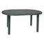 Mesa Ovalada al Aire Libre Reciclada - RESOL OLOT RECYCLED 140 X 90 - Varios Colores - 4 Puntas con Agujero Parasol y Protección UV - 06479 - Resol - NOGAL BEAT - Mesa de Terraza