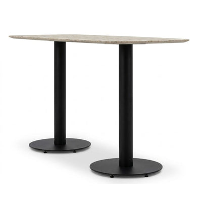 Mesa Periquera Alta Vcool - VERSA MESAS ALTAS VCOOL - VL-3900 - VERSA - NOGAL BEAT - Mesa Periquera