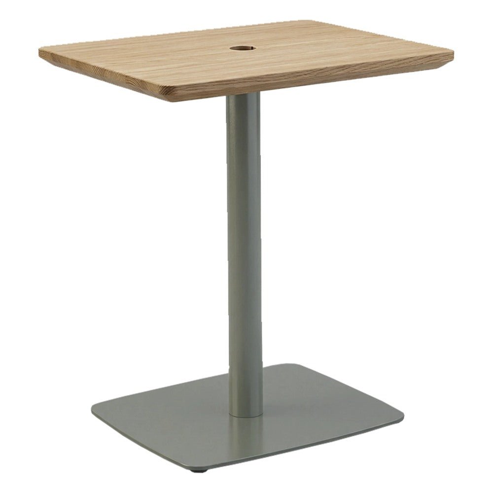 Mesa Rectangular para Área Colaborativa - GEBESA GRC ONESIMA - Alto 105 cm - GGRO570243042 - GEBESA - NOGAL BEAT - Mesa Comercial Interior