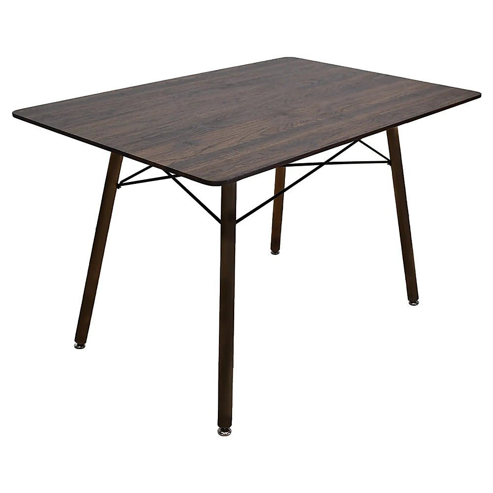 Mesa Rectangular para Cafetería - KINGSTRONG MESA0670513 - Varios Colores - Estructura y Cubierta en Madera - MESA0670513 - Mundo In - NOGAL BEAT - Mesa Comercial Interior