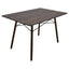 Mesa Rectangular para Cafetería - KINGSTRONG MESA0670513 - Varios Colores - Estructura y Cubierta en Madera - MESA0670513 - Mundo In - NOGAL BEAT - Mesa Comercial Interior