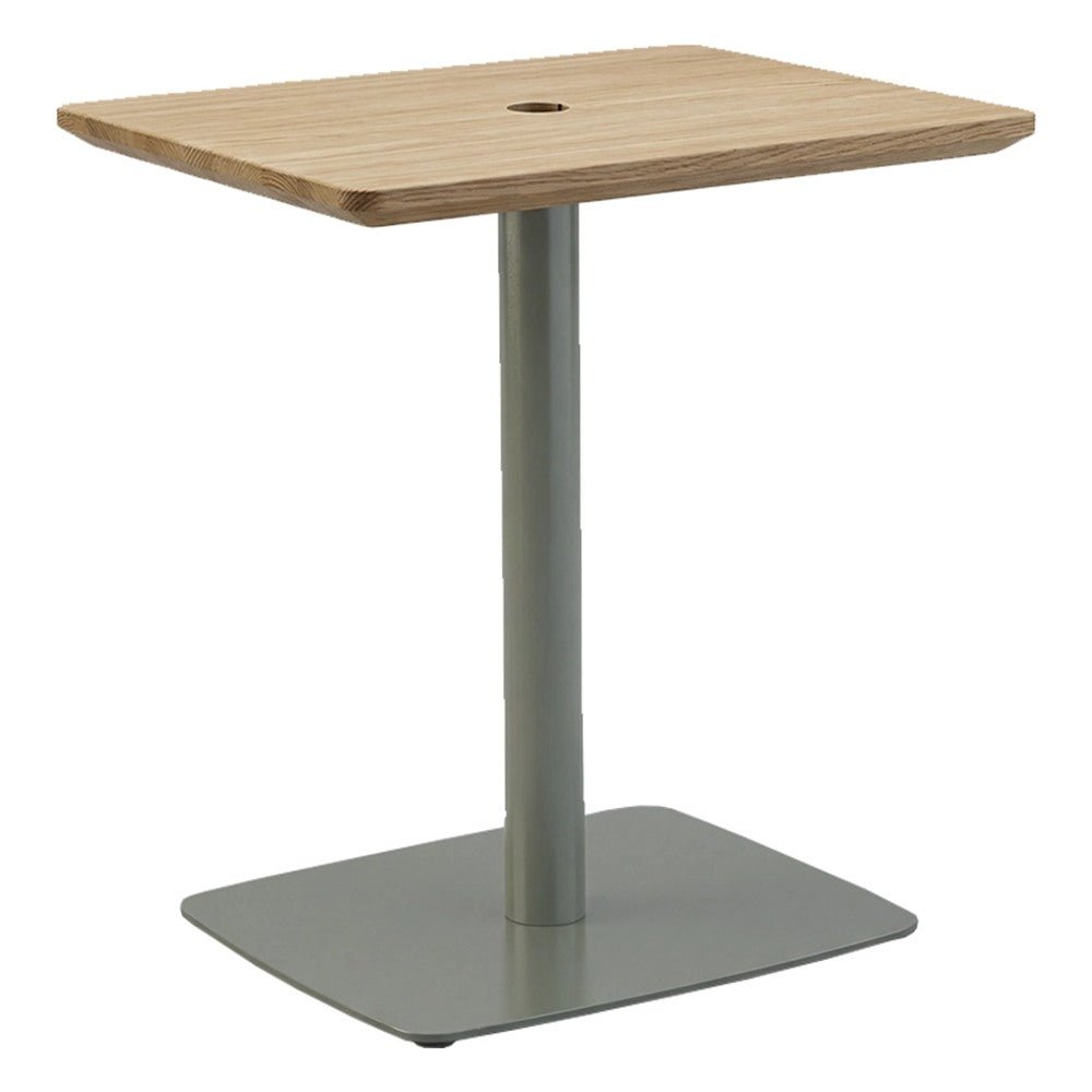 Mesa Rectangular para Comedor de Empresa - GEBESA GRC ONESIMA - Alto 90 cm - GGRO570243036 - GEBESA - NOGAL BEAT - Mesa Comercial Interior